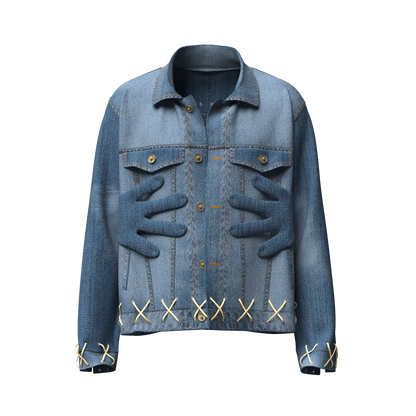 Rinsed Cowboy “Self Care” Denim Jacket