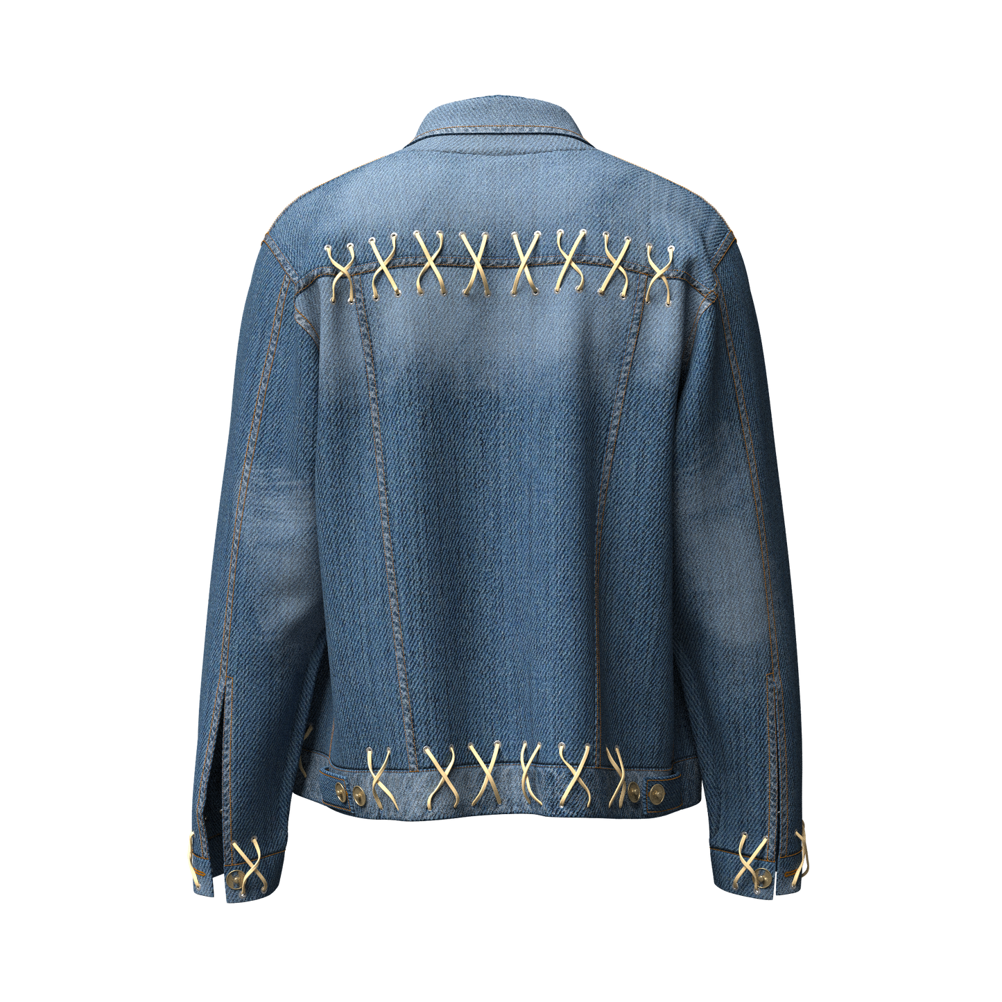 Rinsed Cowboy “Self Care” Denim Jacket